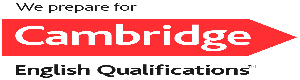 We prepare for Cambridge english qualification